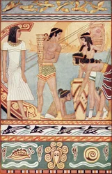 Handelaren uit Kreta, illustratie uit 